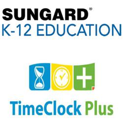 SunGard K-12 Education Logo and TimeClock Plus Logo